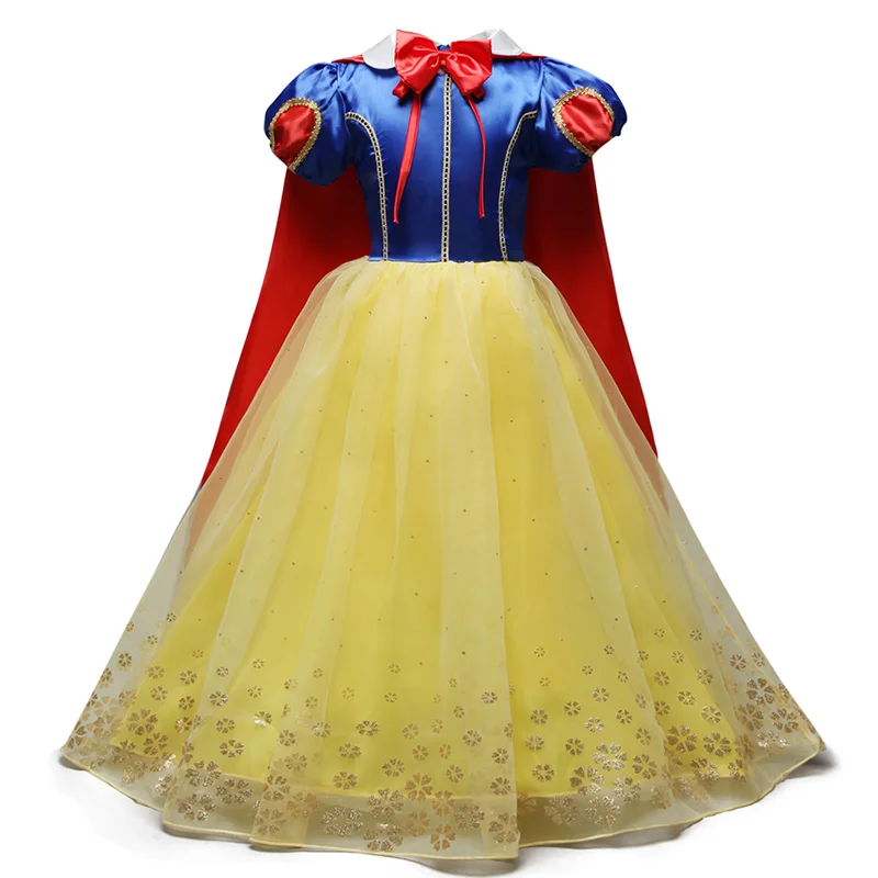 

Fantasia Roupa Infantil Fantasy Girls Red Cloak Dress for Girls Cosplay Party Princess Dress up Kids Halloween Carnival Costume