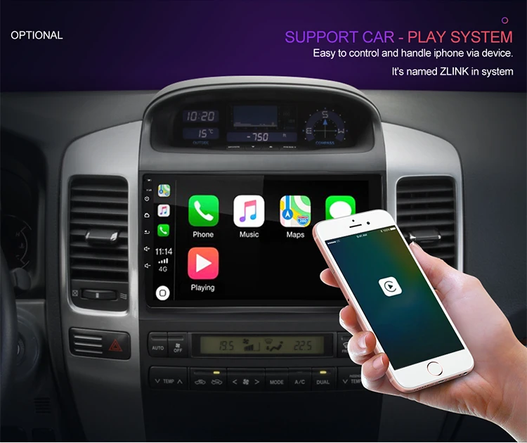 Perfect Isudar 2 Din Car Multimedia Player Android 9 For Toyota/Prado 120 2004-2009 Auto Radio GPS Navigation FM Camera USB DVR DSP OBD 8 Perfect Isudar 2 Din Car Multimedia Player Android 9 For Toyota/Prado 120 2004-2009 Auto Radio GPS Navigation FM Camera USB DVR DSP OBD 8
