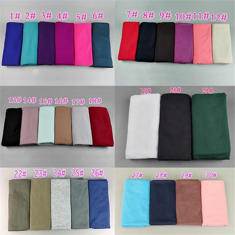 women plain cotton jersey scarf Head hijab wrap solid cover-up shawls foulard femme headband muslim hijabs store