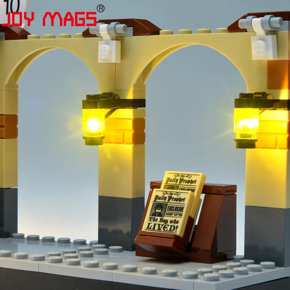 Комплект со светодиодсветильник кой JOY MAGS для 75955 хогварт набор Экспресс