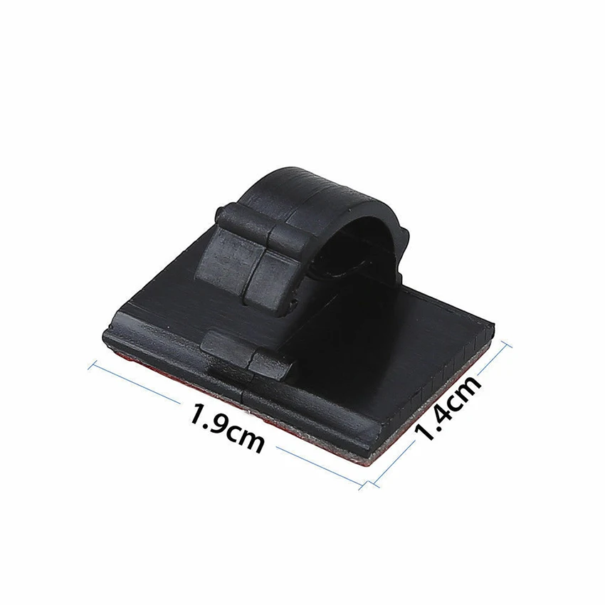  20Pcs 3M Selbst-adhesive Kabelbinder Kabel Clamp Clips Halter für Auto Dash Kamera GPS