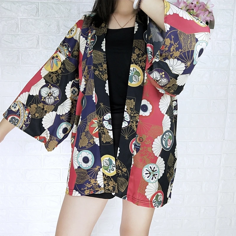 Японская юката кимоно женские 2019 китайское femme гейш haori Оби одежда для пребывания