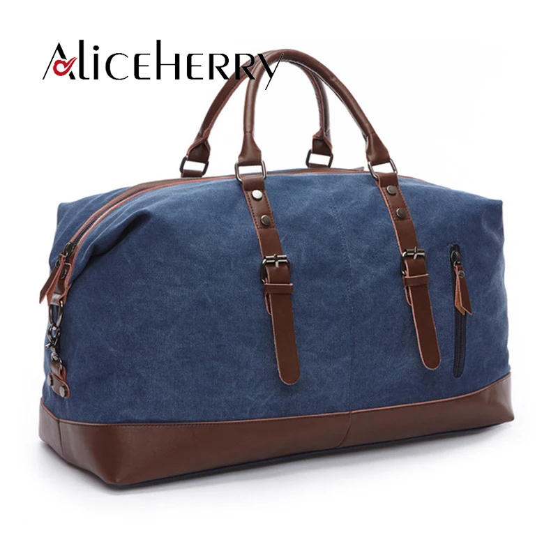 

2017 New Arrive Men Traveling Bags Vintage Canvas Bags Fashion Luggage Zipper Travel Portable Duffel Weekend bag