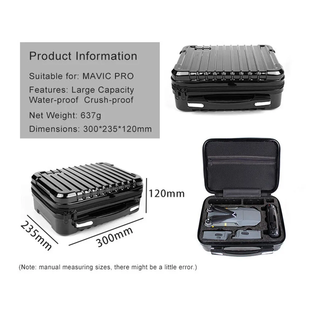 Жесткий плечевой водонепроницаемый ящик чемодан сумка для DJI Mavic Pro RC Quadcopter Futural Digital Прямая AUGG16
