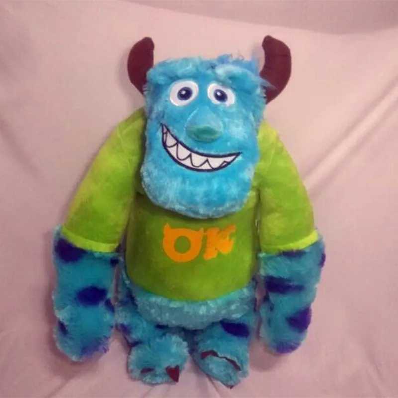 60cm  Sulley Sullivan Plush Toy Stuffed Animals Baby Kids soft Toy for Children Gifts Soft pillow toy dolls