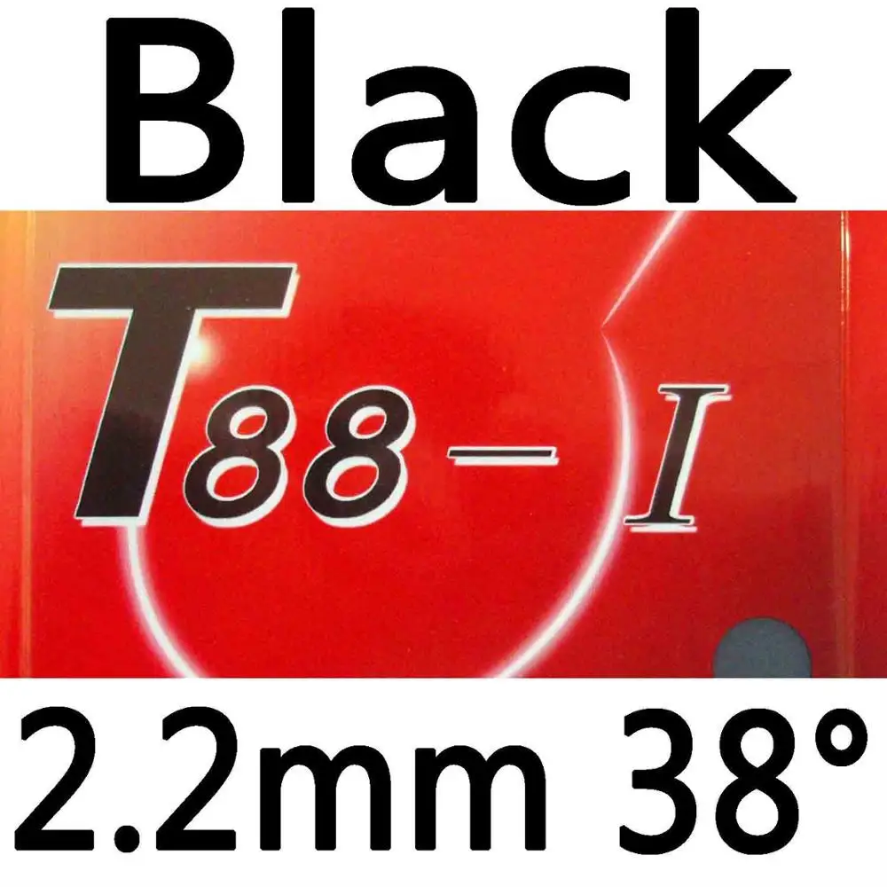 Sanwei T88-I T88-1 Быстрая атака принца накладки резина на ракетки для настольного тенниса для ракетки - Цвет: Black 2.2mm H38