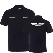 Новое поступление, брендовая Высококачественная Мужская рубашка поло Aston Martin, мужские майки с коротким рукавом, летние мужские рубашки поло