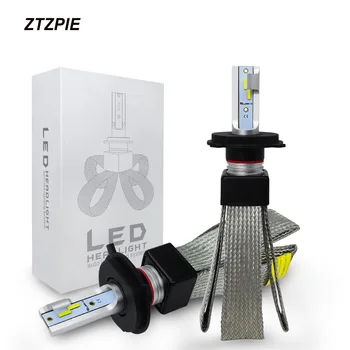 

ZTZPIE 80W 6000K 9600LM H4 Led Car Lamp 12V H8 H9 H7 H1 9006 9005 T8 Auto Front Headlight Bulbs Super Bright Car Lights 2PCS