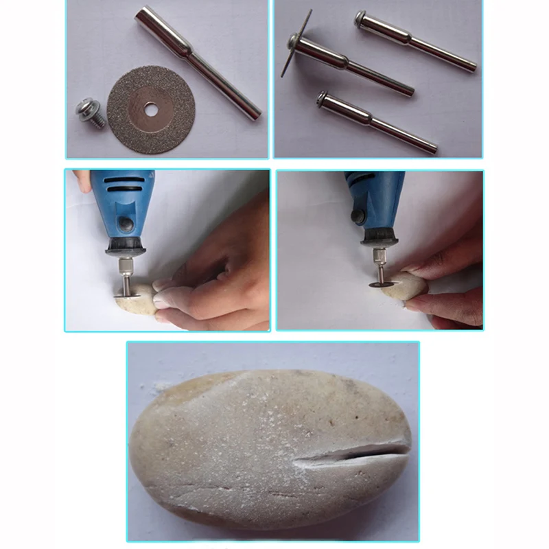 10 шт. 22 мм Алмазный отрезной диск алмазного шлифовального dremel инструменты аксессуары роторный инструмент абразивных ferramenta точильного