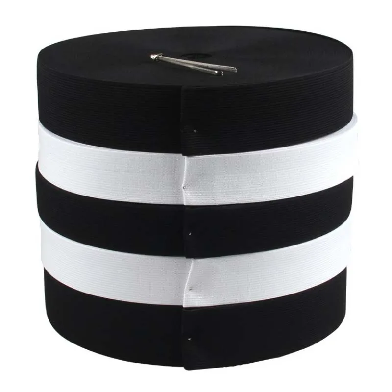 

Long 4meter Wide 15mm 20mm 25mm 30mm 35mm 40mm 45mm 50mm Sewing Elastic Rubber Band Nylon Webbing for Garment Clothing Accessory