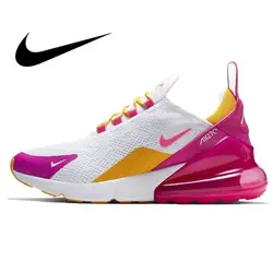 Оригинальные оригинальные женские кроссовки для бега от NIKE Air Max 270, кроссовки для занятий спортом на открытом воздухе, бегом, ходьбой