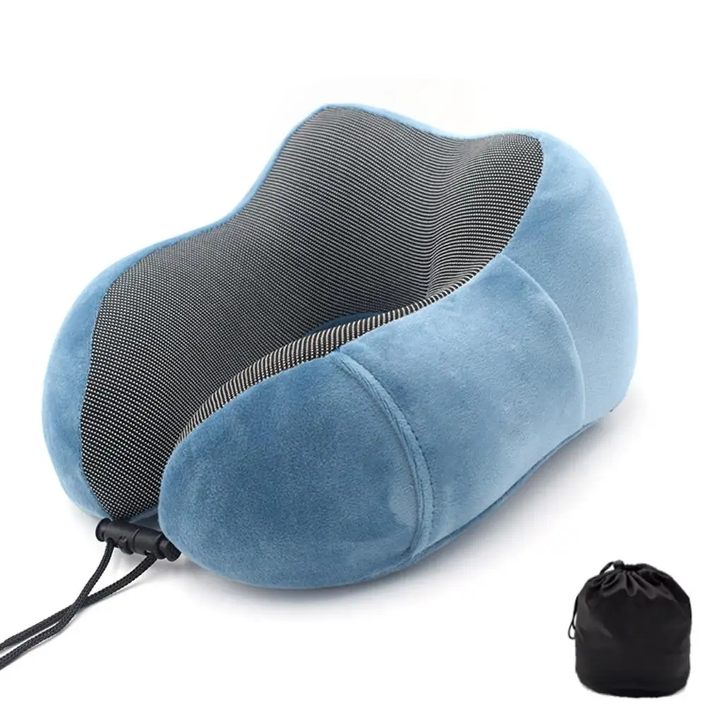 

Memory Foam Bedding Pillow Neck protection U Shaped Pillow Health Cervical Neck Folding Slow Rebound Train Plane Office Travel