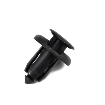

Splash Guard Rivet Rivets Retainer Clips Black for Honda Acura Push-Type Bumper Retainer Clips fasteners 100pcs Durable Fittings