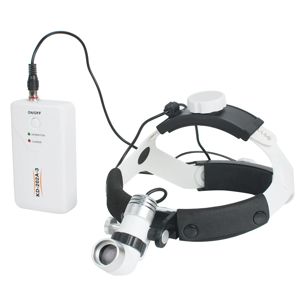 

High Brigtness 3W LED Surgical Head Light Medical Lamp Headlight AC/DC