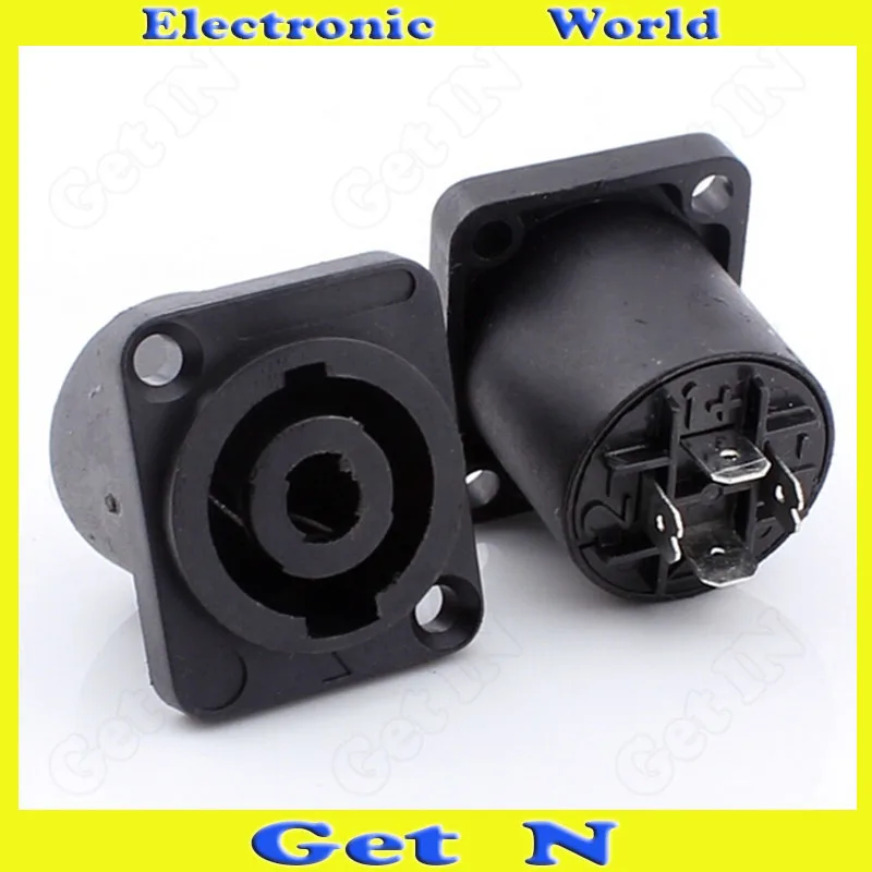 10pcs 100pcs 4 Pole Professional Stereo Socket Jack with