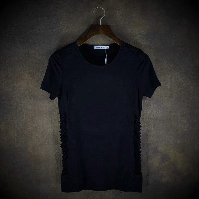 

Brief fashion elegant slim personality male short-sleeve T-shirt short-sleeve t-shirt