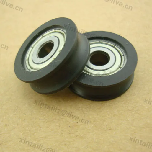 

[U0520-7]1PCS PA66 coated 625zz inner 5mm roller 5*20*7 u groove window minisize bearing roller pulley wheel 0520UU