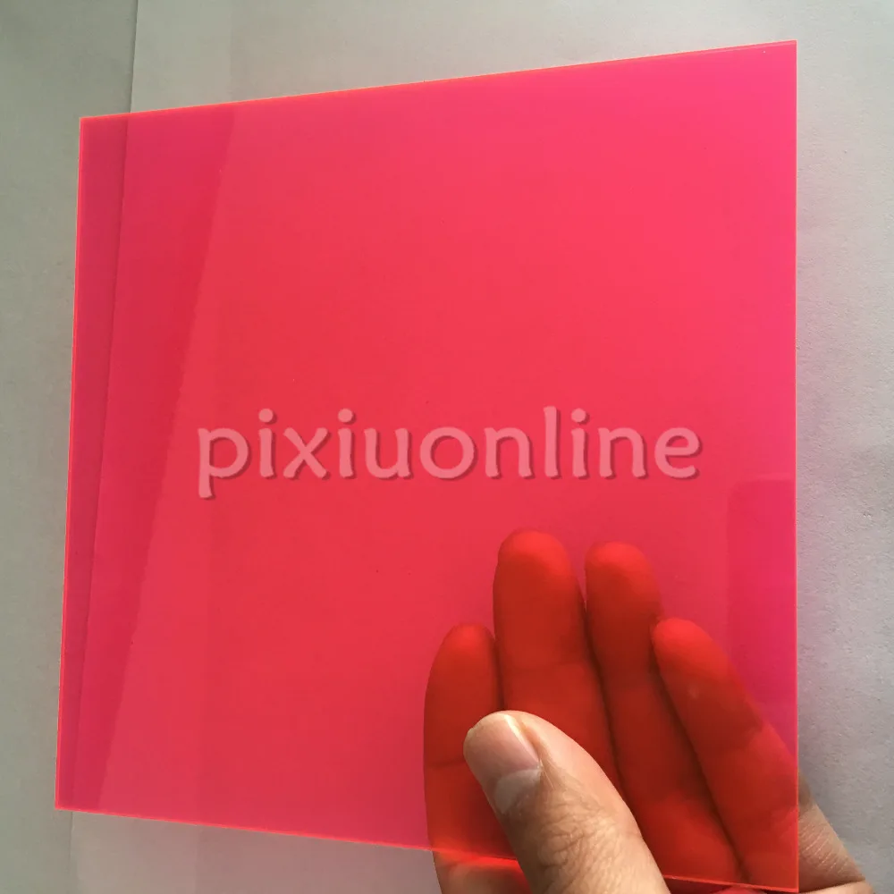 50pcs diy magic shrink plastic sheet a4 paper size clear film red clear red plastic sheet