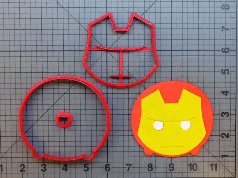 Супер ее игрушка резак для печенья на заказ 3D Печатный Бэтмен Капитан помадка кекс Топ резак форма для печенья торт украшения инструменты - Цвет: Iron  4  inch