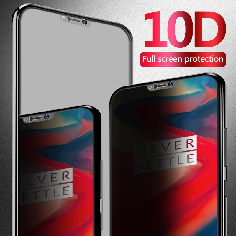 10D пленка из закаленного стекла для OnePlus 7 Pro, Антибликовая Защитная пленка на весь экран для One Plus 6 6T 5 5T для защиты 1+ 7 1+ 6