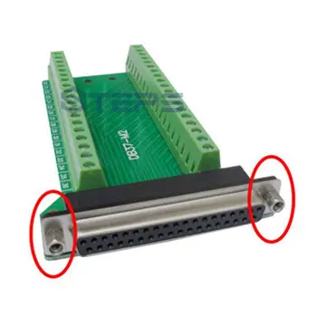 

DB37 female 37 pin no need welding adapter plate parallel port DR37 breakout board