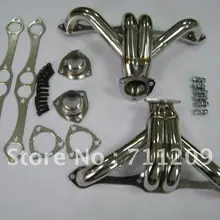 Выхлопной коллектор SS короткой выхлопной коллектор SBC CHEVY маленький блок HUGGER V8 8CYL