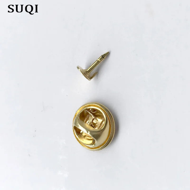 SUQI 50 шт. 12 мм медный ногтевой зажим булавка для лацкана застежка рассеиватель