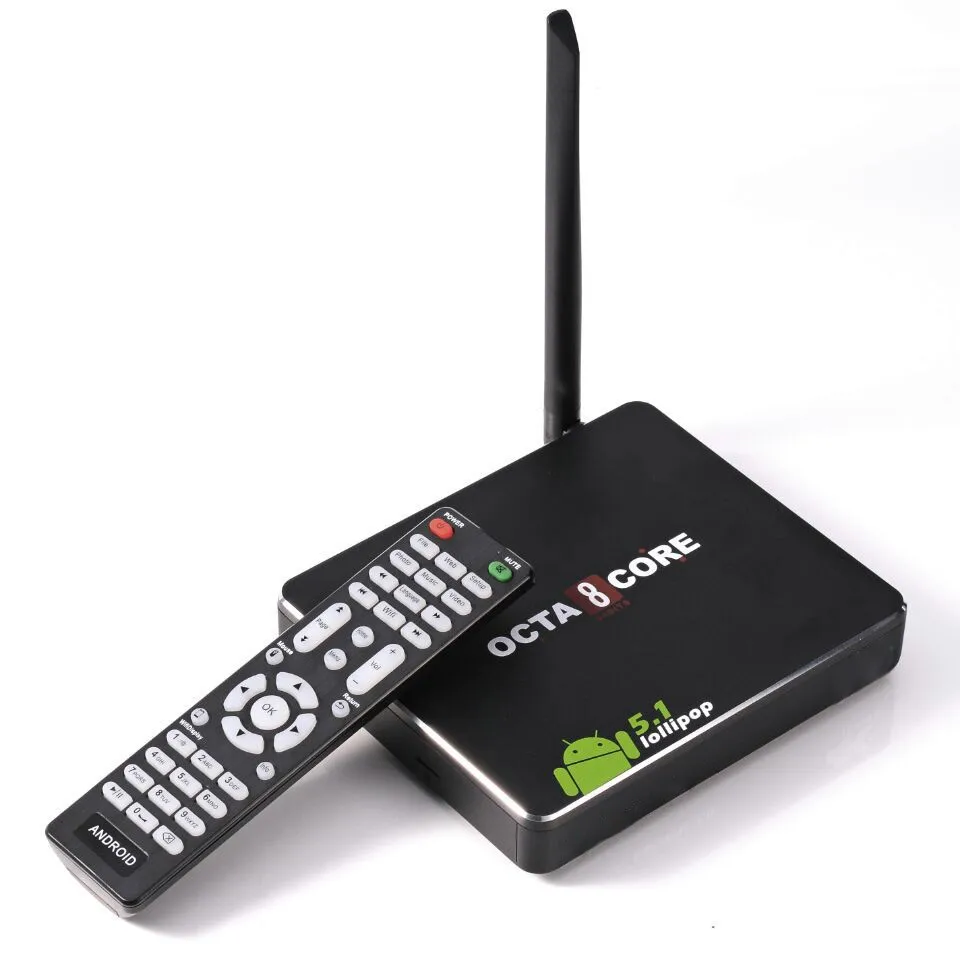 

2PCS HIGH HD CSA90 2g/16g Andriod 5.1 Smart TV Box Remote Control Octa Core RK3368 4K   2.0 free ship