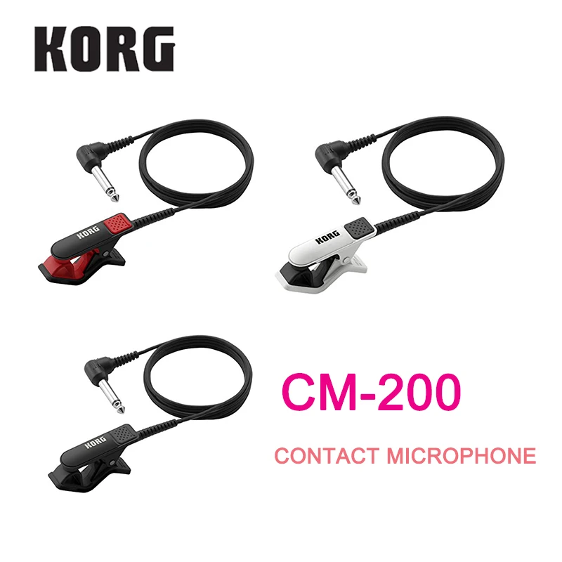 Соединительный микрофон Korg CM300 с клипсой 1/4 дюйма (диаметр 1 5 мм) штекер для