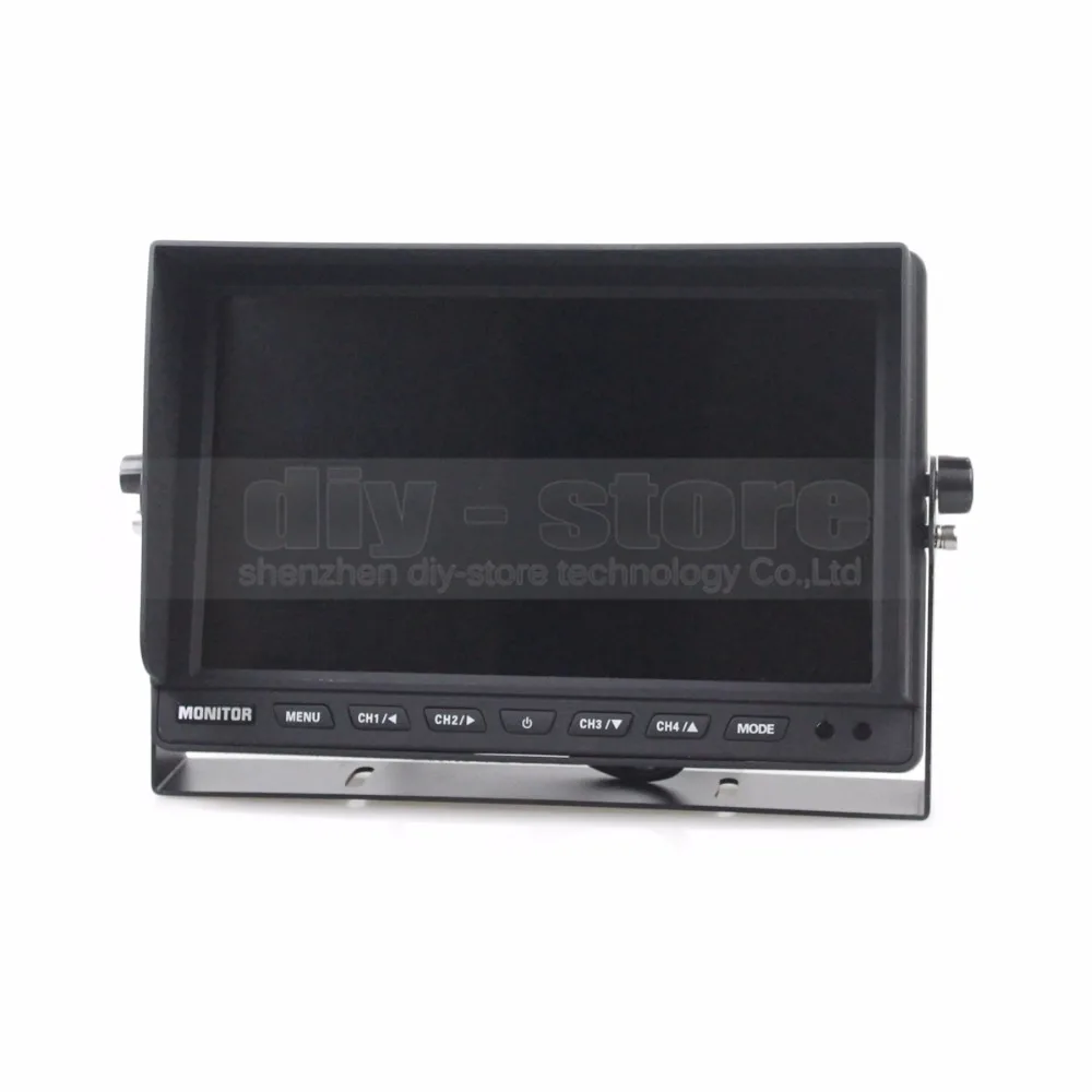 DIYSECUR 1080x600 4 контактный 10 дюймовый разделенный четырехъядерный монитор + x CCD ИК
