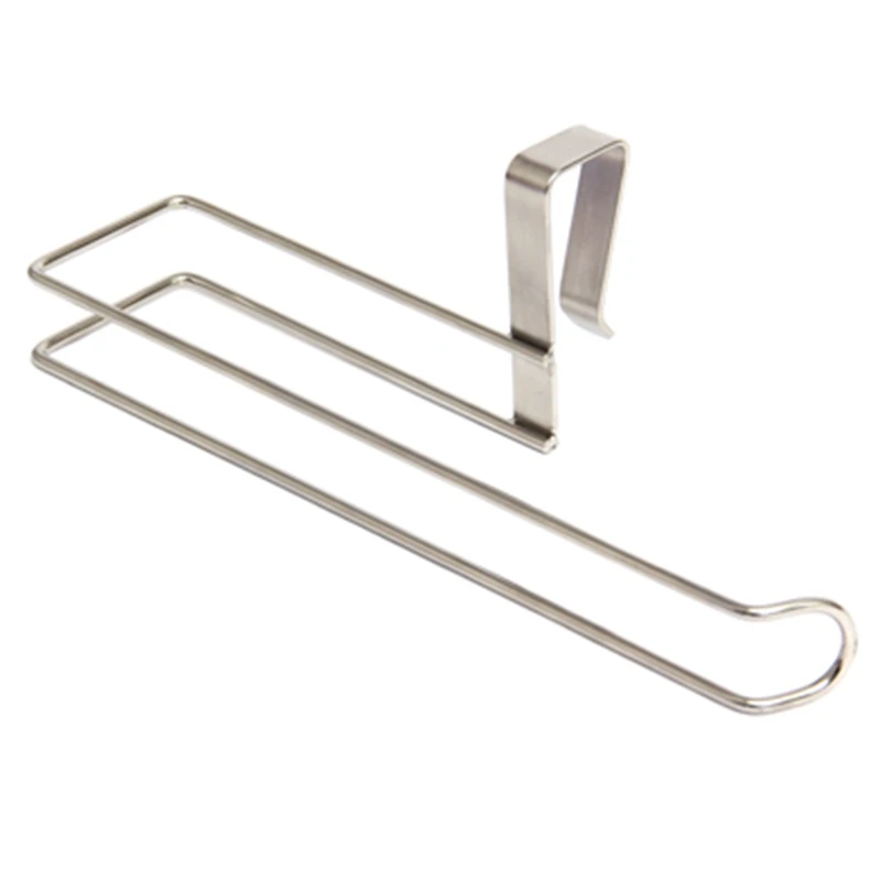 

Kitchen Paper Holder Hanger Tissue Roll Towel Rack Bathroom Toilet Sink Door Hanging Rack