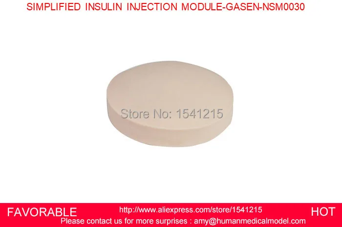

INSULIN INJECTION KIT, INSULIN INJECTION PAD, ,MEDICAL TRAINING SIMULATOR SIMPLIFIED INSULIN INJECTION MODULE-GASEN-NSM0030