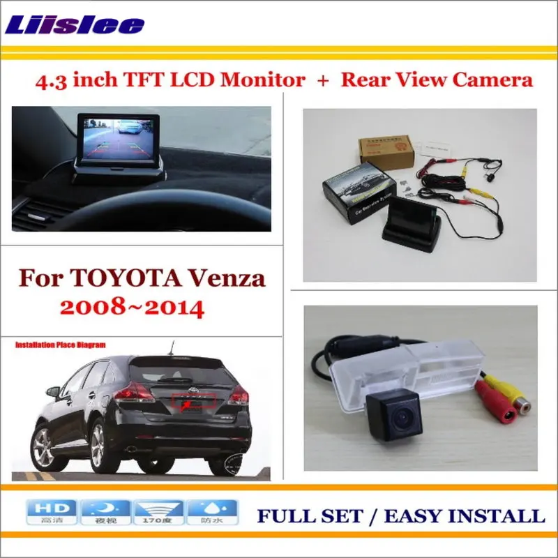 Автомобильная камера для TOYOTA Venza 2008-2014 4 3 дюйма TFT ЖК-монитор автомобильная