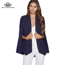Bella philosophy, Блейзер, женская верхняя одежда, весенняя, винно-красная, темно-синяя, белая, черная, новинка, Женская шаль, блейзер, накидка, куртка