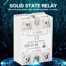 latching relay SSR-25 DD 25A 5-220VDC Solid State Relay For Industrial Automation Process off delay timer relay free shipping 1pc mgr3 m4825 25a ac motor positive inversion solid state relay ssr 25a relay motor