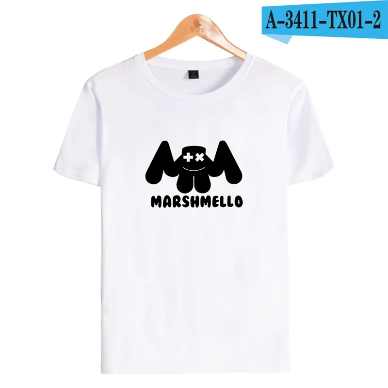 

Marshmello T-Shirt Boys Tops Printed Printed Tshirt Cute Hip Hop Streetwear Men Tshirt Marshmello T Shirts Boys Clothing Kids