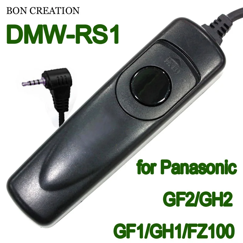 BON CREATION DMW-RSL1 Shutter Remote Cord Camera Cable Line for Panasonic GH4 GF2 GF1 GH2 GH1 G2 G10 FZ100 | Электроника