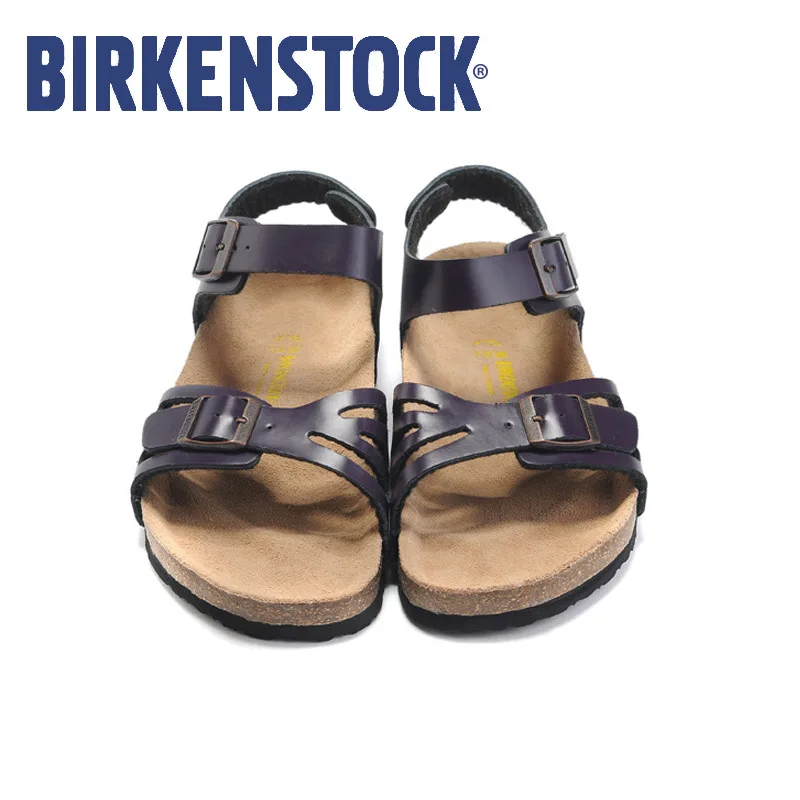

Birkenstock Sandals women Beach outdoor sandals Birkenstock ladies Summer Casual Leather Flip Flop Sandalias playa mujer EU36-40