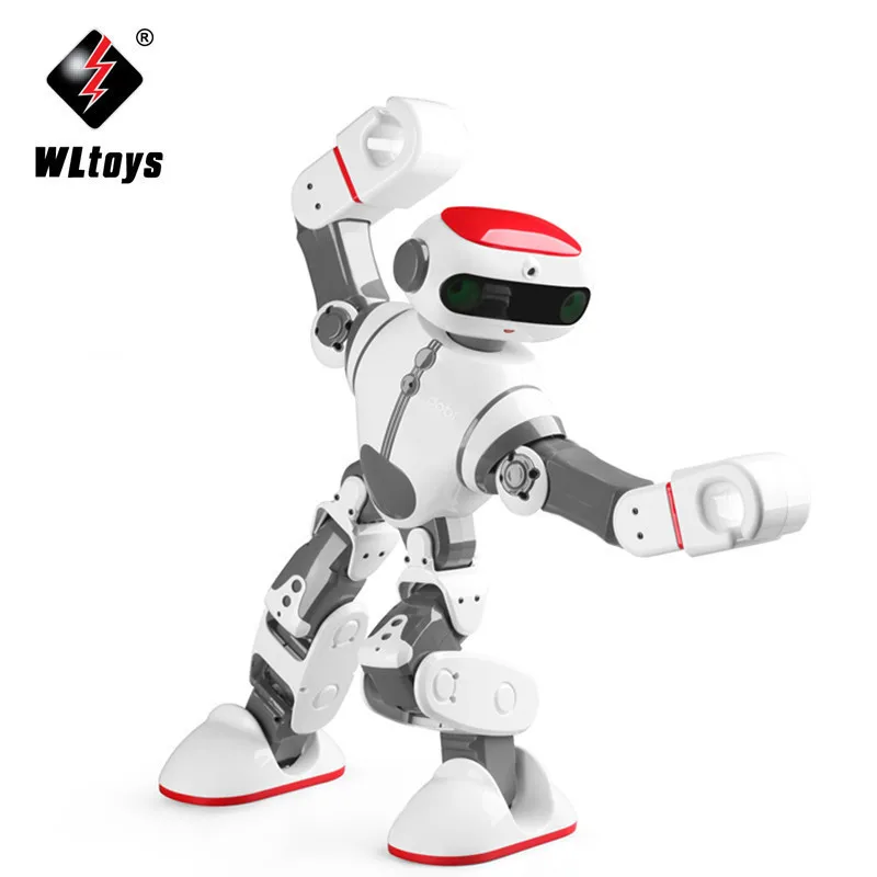 WLtoys F8 Dobi робот-игрушка с дистанционным управлением телефон управление Танцующая история ходьба Интеллектуальный Робот Игрушка развивающая смарт-игрушка