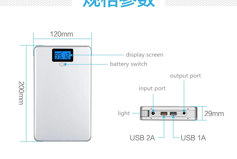 5 В, 12 В, литий-полимерный 180000 мАч/80000 мАч/50000 мАч/36000 мАч USB Перезаряжаемый Аккумулятор для маршрутизатора/UPS аварийный внешний аккумулятор