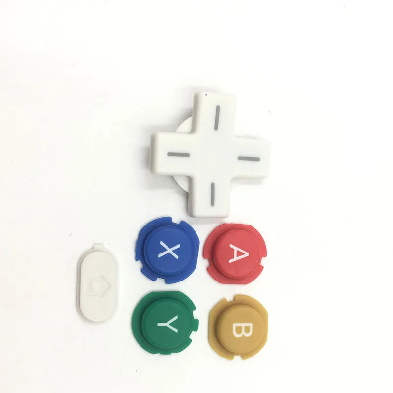 20 комплектов для Nintendo New 3DS 2015 + белые черные Сменные клавиши кнопки D Pad XYAB кнопка