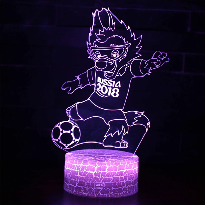 Colorful Touch Remote Control 3d Night Light Led Colorful Touch Table Lamp Usb Creative Gift Light