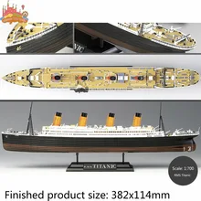 Новинка 14214 разноцветные части 1/700 масштаб RMS модель «Титаника» комплект игрушка корабль