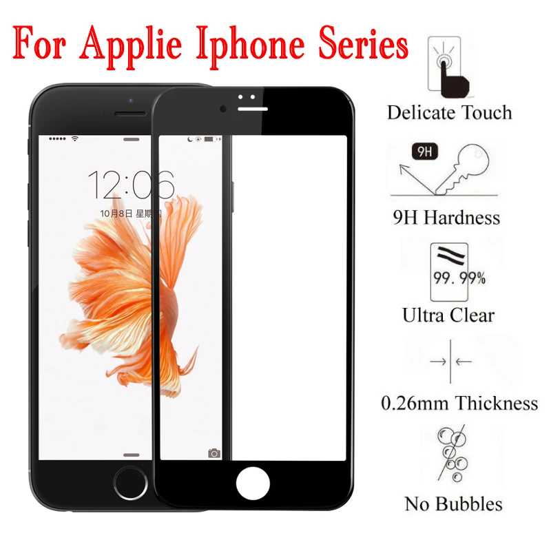 protective glass for iphone 7 For iphone 7 plus glass protection For iphone 6 8 8Plus Tempered protective glass for iphone 7 For iphone 7 plus glass protection For iphone 6 8 8Plus Tempered