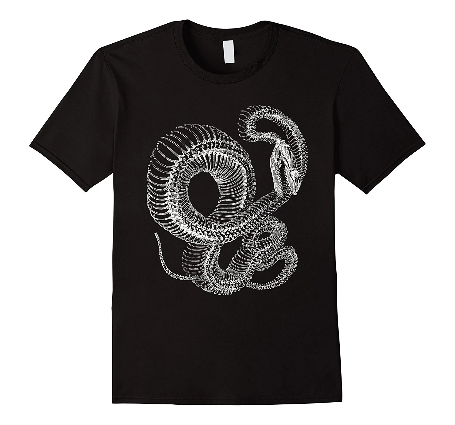

Snake Skeleton T Shirt Reptile Animal Boa Illustration Short Sleeve T Shirt Free Shipping Tops Summer Cool Funny T Shirt