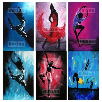 

Full Square Diamond Mosaic Oil painting female dancer 5D DIY Diamond Painting Home Decor Gift Cross Stitch Picture Of Rhinestone