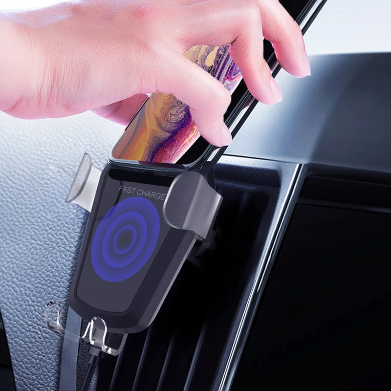 

Gravity Sensor Bracket Automatic Car Wireless Charger 10W Fast Chargering Car Air Vent Phone Holder Auto Interior Accessories