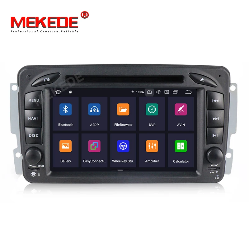 Discount Mekede PX30 IPS DSP android 9.0 Car GPS DVD player for Mercedes Benz W203 W208 W209 W210 W463 Vito Viano W163GPS navigation 2