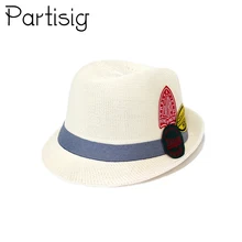 Детская соломенная шляпа для маленьких мальчиков, летняя Солнцезащитная шляпа для мальчиков, Панама, детские шляпы кепки