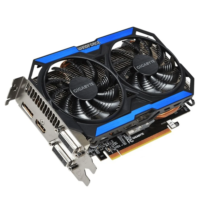 Оригинальная графическая карта GIGABYTE Geforce GTX 960 2 Гб 128 бит GDDR5 видеокарта для nVIDIA Map